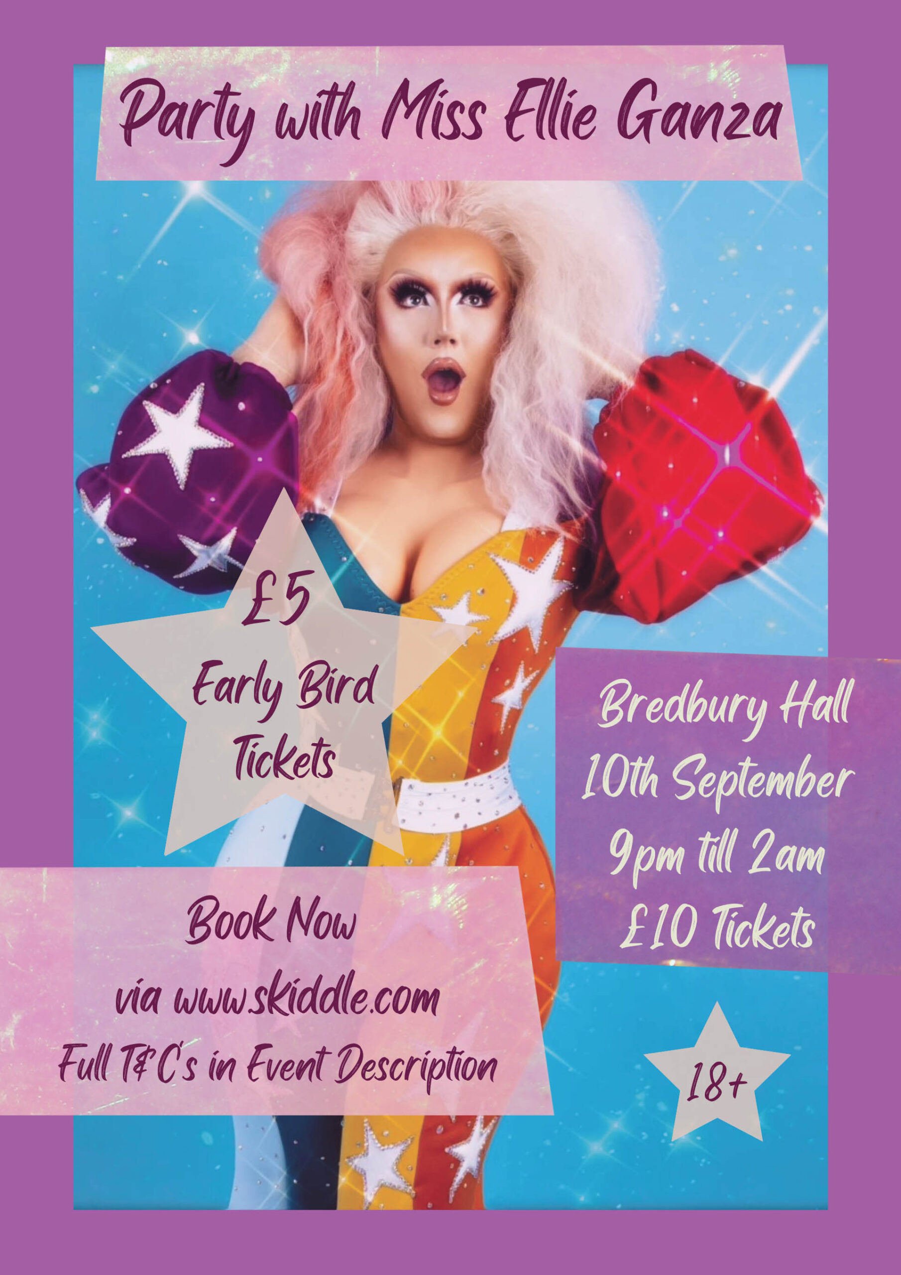 Party with Miss Ellie Ganza at Bredbury Hall Hotel Stockport